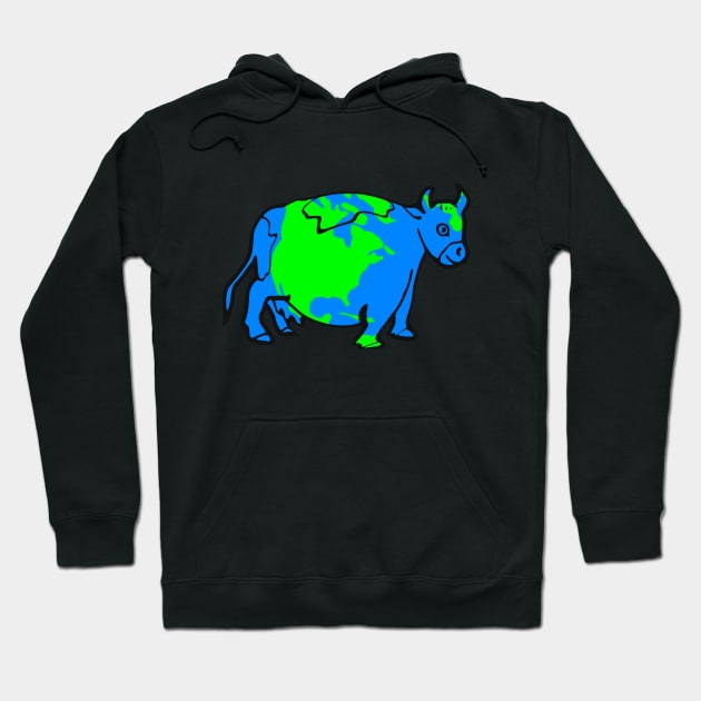 Earth Cow Hoodie by Shrenk